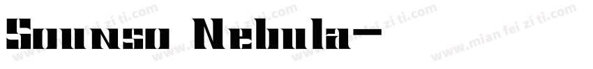 Sounso Nebula字体转换